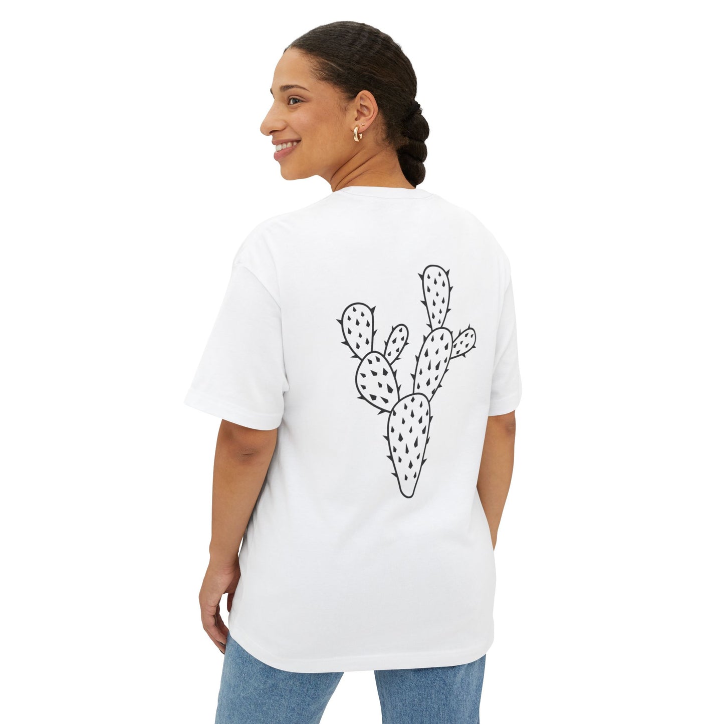 Camiseta Cactus Ritual: Extragrande y Ecológica | HIKKURI